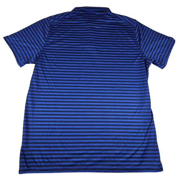 Nike Logo Polo Shirt Size XXL Stripe Dri-Fit Stretch Golf Performance CU9858-455 - Picture 2 of 11